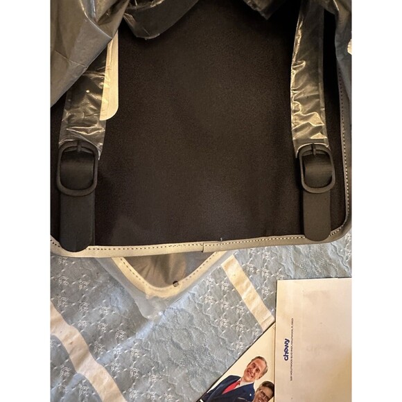 RAINS Waterproof Backpack Evergreen 12200 Black Straps New Tags 19x12x5 - Picture 10 of 11